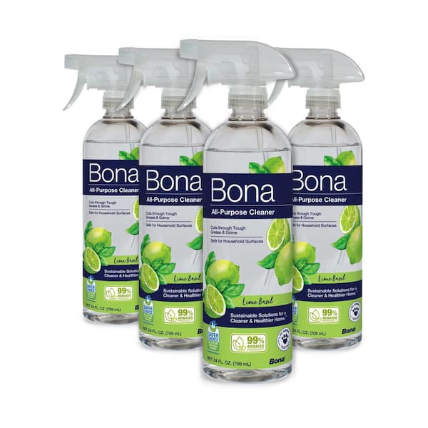 Bona 24 oz. Lime Basil All-Purpose Cleaner (4-Pack) AX0003694