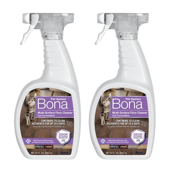 Bona 32 oz. Multi-Surface Floor Cleaner, Cat Formulation (2-Pack) AX0003655