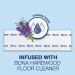 Bona Hardwood Floor Disposable Wet Cleaning Pads, Lavender Scent (12 Count) (4-Pack) AX0003659