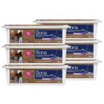 Bona Hardwood Floor Disposable Wet Cleaning Pads, Lavender Scent, 12 Count, 6-Pack AX0003660