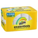 Bounty Essentials Select-A-Size White Paper Towel Roll (12 Double Rolls) 003077211093