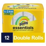 Bounty Essentials Select-A-Size White Paper Towel Roll (12 Double Rolls) 003077211093