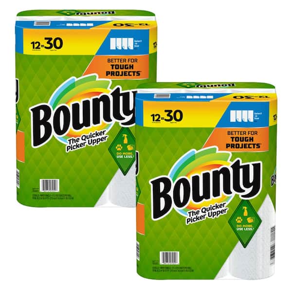 Bounty White, Select-A-Size Paper Towel Roll (24 Double Plus Rolls) 081016561165