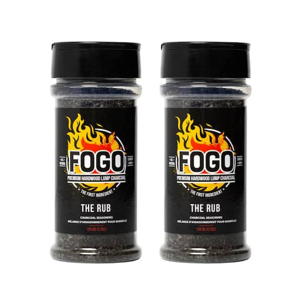 FOGO 5.5 oz. Activated Charcoal Savory BBQ Rub (2-Pack) FOGORUB