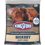 Kingsford 20 lbs. Hickory Wood BBQ Smoker Grilling Pellets (2-Pack) C-311704770-2