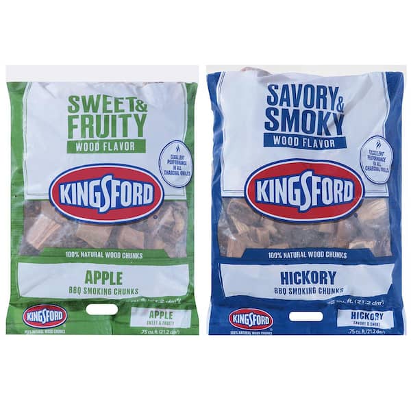 Kingsford .75 cu ft Wood Chunks - Apple & Hickory Bundle 100524116