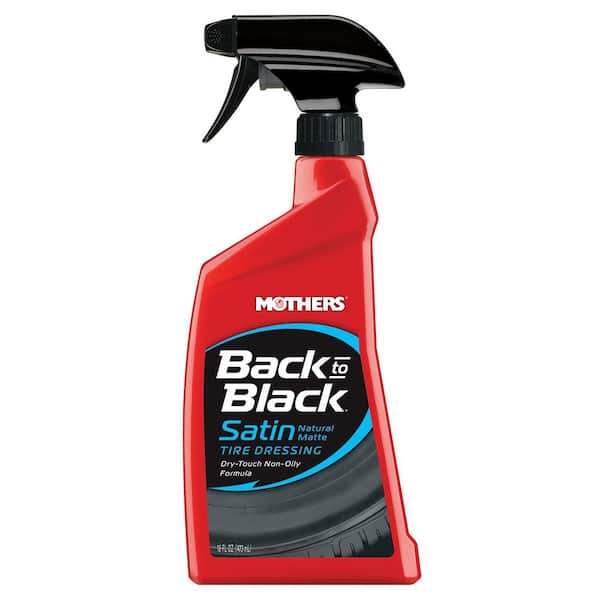 MOTHERS 16 oz. Back-to-Black Satin Tire Dressing Spray 06816