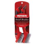MOTHERS Automotive Car Care Detailing Brush Set with Scratch-Free Bristles 156200