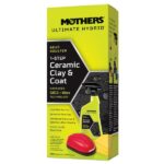 MOTHERS Ultimate Hybrid Ceramic Clay and Coat Kit with 24 oz. Detailer Spray, Microfiber Towel and Clay Tool 07260
