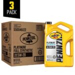 Pennzoil 5 qt. Pennzoil Platinum SAE 5W-20 Full Synthetic Motor Oil (Case of 3) 550046122