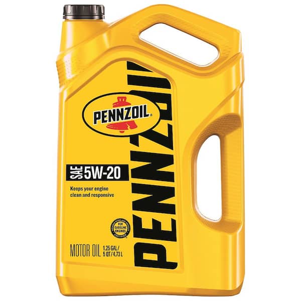 Pennzoil SAE 5W-20 Motor Oil 5 Qt. 550045210