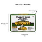 Quikrete 80 lb. Type S Mason Mix 113680