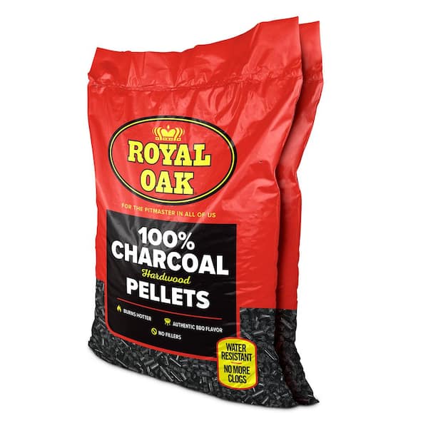 Royal Oak 20 lbs. 100% Charcoal Hardwood Pellets (2-Pack) 800002327