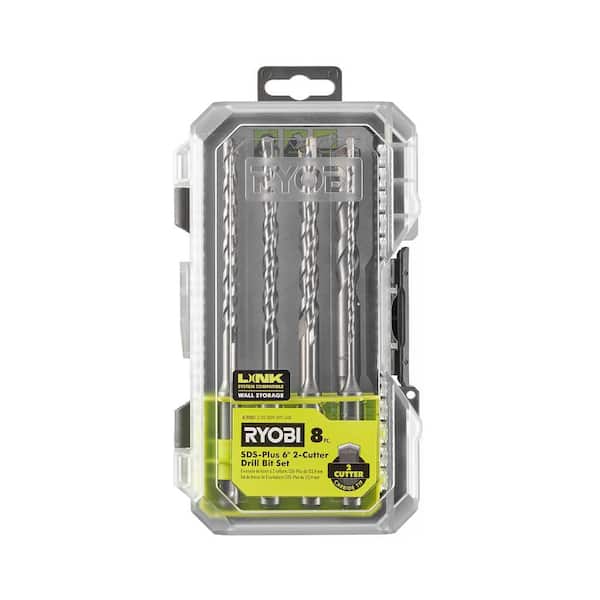 RYOBI 2 Cutter SDS + Drilling Set(8 pc.) A10801