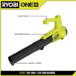 RYOBI ONE+ 18V 90 MPH 250 CFM Cordless Battery Leaf Blower (Tool Only) P21011BTL
