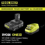RYOBI ONE+ 18V 90 MPH 250 CFM Cordless Battery Leaf Blower (Tool Only) P21011BTL
