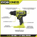 RYOBI ONE+ 18V Cordless 2-Tool Combo Kit with Drill/Driver, Impact Driver, (2) 1.5 Ah Batteries, and Charger PCL1200K2