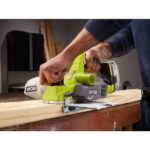 RYOBI ONE+ 18V Cordless 3-1/4 in. Planer Kit with (1) 2.0 Ah Battery, (1) 4.0 Ah Battery, and Charger P611K2SB