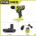 RYOBI ONE+ 18V Cordless 3/8 in. Drill/Driver Kit with 1.5 Ah Battery, Charger, and Drill and Impact Drive Kit (40-Piece) PCL201K1-A98401