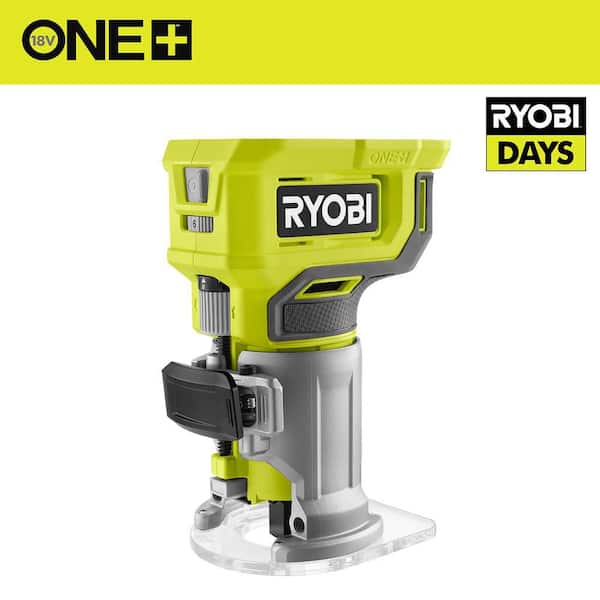 RYOBI ONE+ 18V Cordless Compact Fixed Base Router (Tool Only) PCL424B