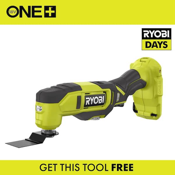 RYOBI ONE+ 18V Cordless Oscillating Multi-Tool (Tool Only) PCL430B