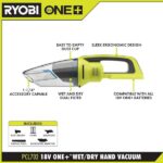 RYOBI ONE+ 18V Cordless Wet/Dry Hand Vacuum (Tool Only) PCL702B