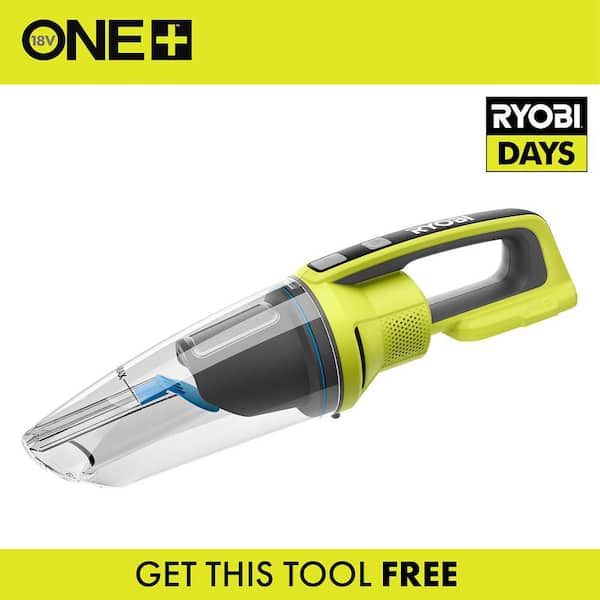 RYOBI ONE+ 18V Cordless Wet/Dry Hand Vacuum (Tool Only) PCL702B