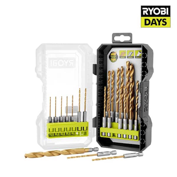 RYOBI Titanium Drill Bit Set (22-Piece) A972202