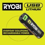 RYOBI USB Lithium Cordless Compact Area Light Kit with 2.0 Ah USB Battery and Charging Cable FVL59K