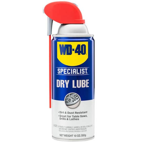 WD-40 SPECIALIST 10 oz. Dry Lube, Lubricant with Smart Straw Spray 300059