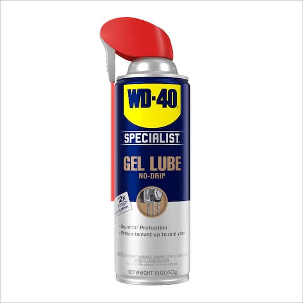 WD-40 SPECIALIST 10 oz. Gel Lube, No-Drip Formula with Smart Straw Spray 300100HO