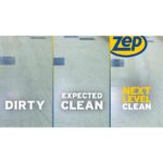 ZEP 128 oz. High-Traffic Floor Polish with Heavy-Duty Floor Stripper 128 oz. (2-Pack Combo) BNZUHTFFLFFS128