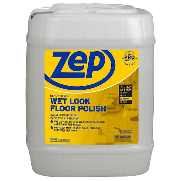 ZEP 5-Gallon Wet-Look Floor Polish ZUWLFF5G